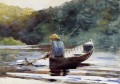 Niño Pesca Realismo pintor marino Winslow Homer
